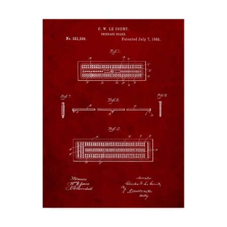 Trademark Fine Art Cole Borders 'Cribbage Board' Canvas Art, 14x19 ALI22089-C1419GG